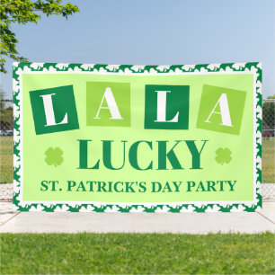 La La Lucky St. Patrick’s Day Banner