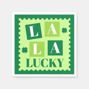 La La Lucky St. Patrick’s Day Napkin