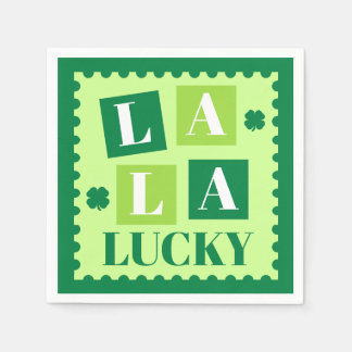 La La Lucky St. Patrick’s Day Napkin