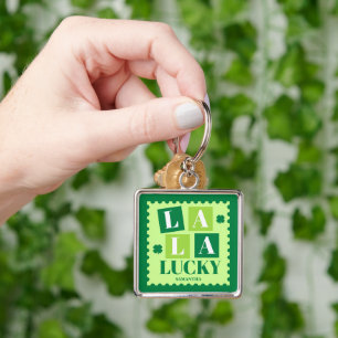 La La Lucky St. Patrick’s Day Personalized Key Ring