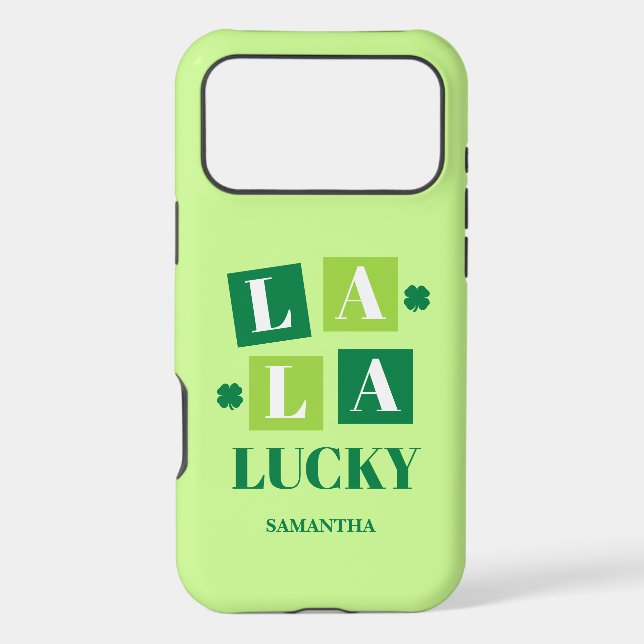 La La Lucky St. Patrick’s Day Phone Case (Back)