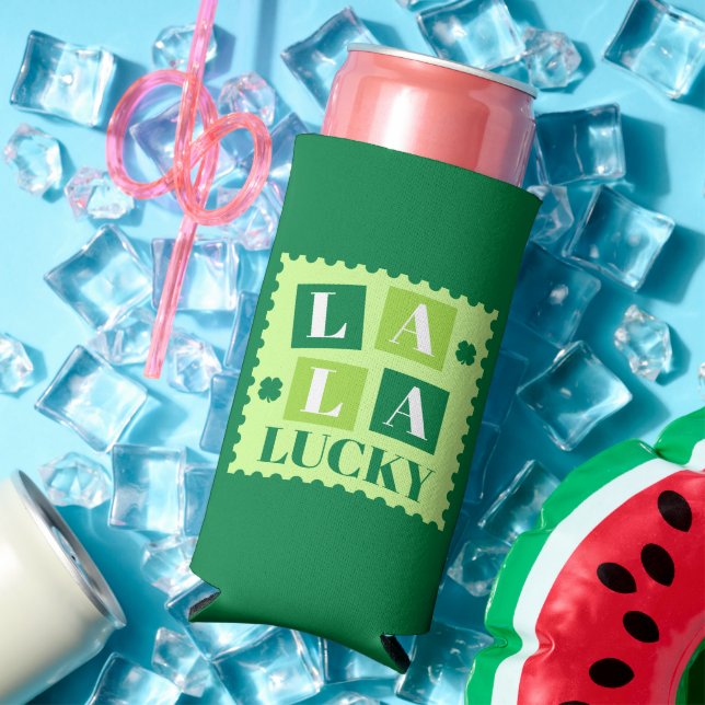 La La Lucky St. Patrick’s Day  Seltzer Can Cooler (In Situ Summer)