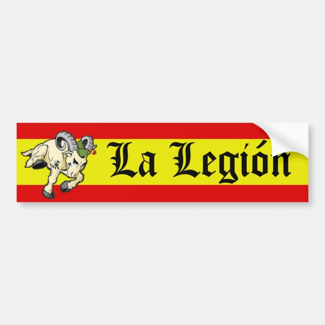 La Legión Bumper Sticker (Front)