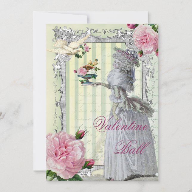 La Lettre D’amour Valentine Invitation (Front)