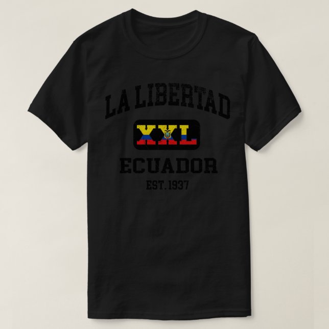 La Libertad Ecuador XXL Athletic design T-Shirt (Design Front)