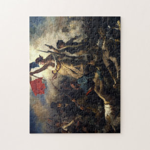 La liberté guidant le peuple, Eugène Delacroix, 18 Jigsaw Puzzle