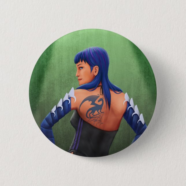 La lignée des dragons : M13 6 Cm Round Badge (Front)