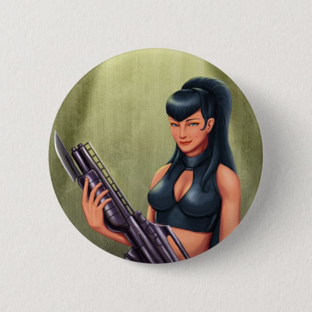 La lignée des dragons : M14 6 Cm Round Badge (Front)