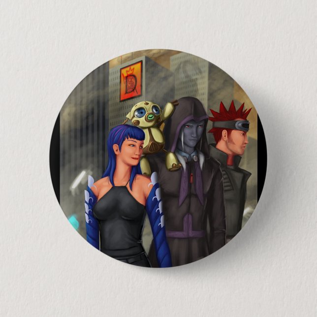 La lignée des dragons : M16 6 Cm Round Badge (Front)