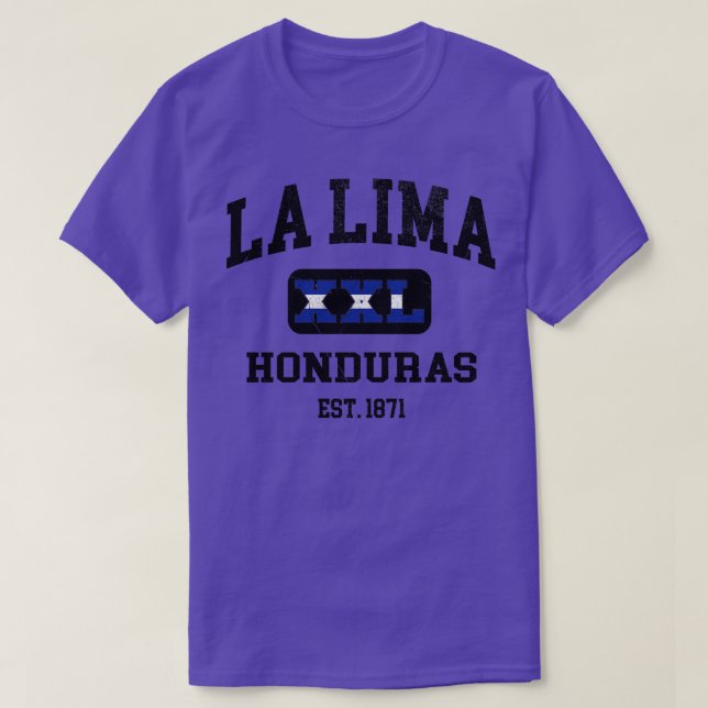 La Lima Honduras XXL Athletic design T-Shirt (Design Front)