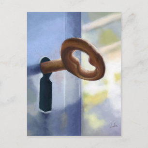 La llave / The Key. Postcard