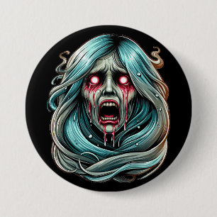 La Llorona weeping ghost Spirit Mexican Folklore 7.5 Cm Round Badge