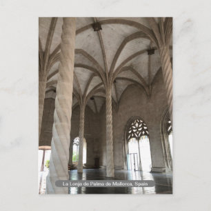 La Lonja de Palma de Mallorca, Spain, on a Holiday Postcard