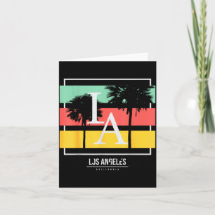 La Los Angeles California Card