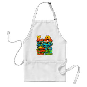 La Los Angeles Traffic Tacos And Terriers Standard Apron