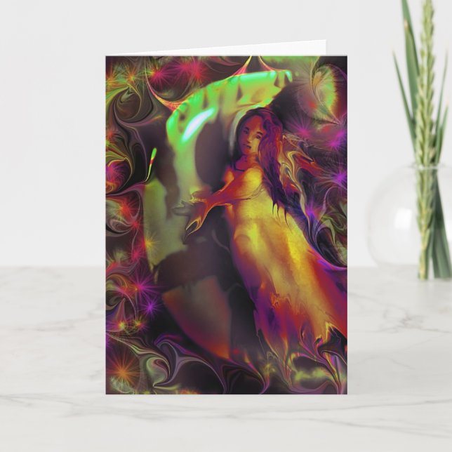 La Luna-greeting card (Front)