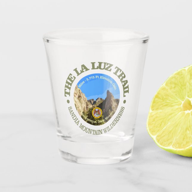La Luz Trail Shot Glass (Front)