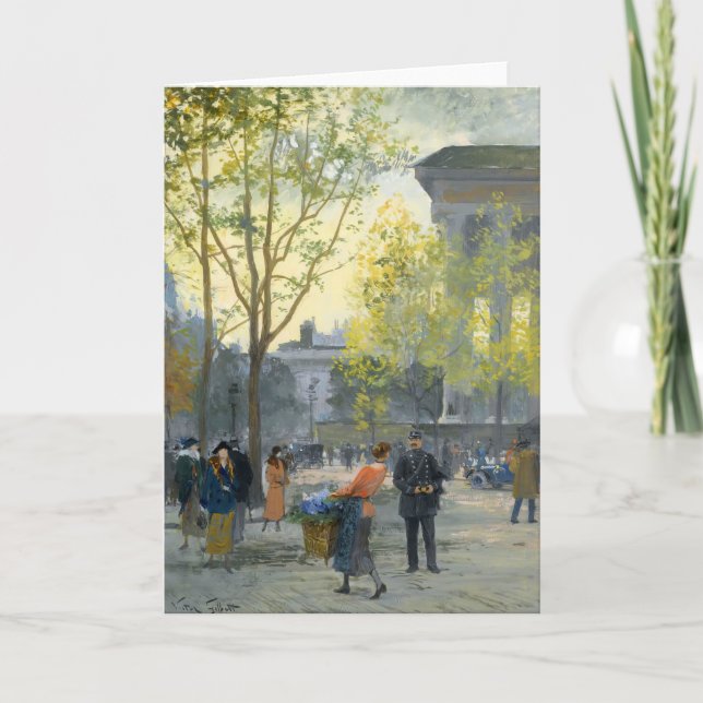 La Madeleine | Victor Gabriel Gilbert Card (Front)