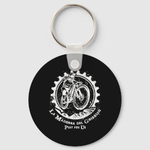La Madonna Del Ghisallo Mountain Biking Patron Sai Key Ring