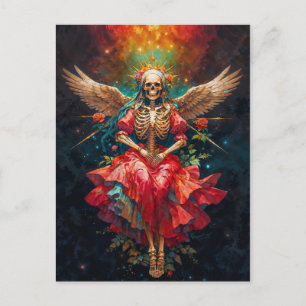 La Madre de la Transformación Santa Muerte Postcard
