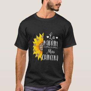 La Madrina Mas Chingona Spanish Godmother Leopard T-Shirt