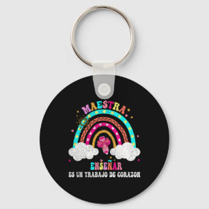 La Maestra Bilingual Spanish Teacher For Women Und Key Ring