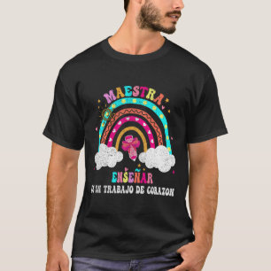 La Maestra Bilingual Spanish Teacher For Women Und T-Shirt