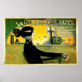 La Maison Moderne - Art Nouveau Poster