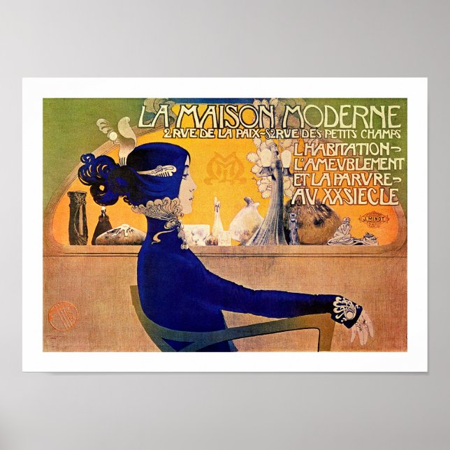 La Maison Moderne - Art Nouveau Print by M. Orazi (Front)