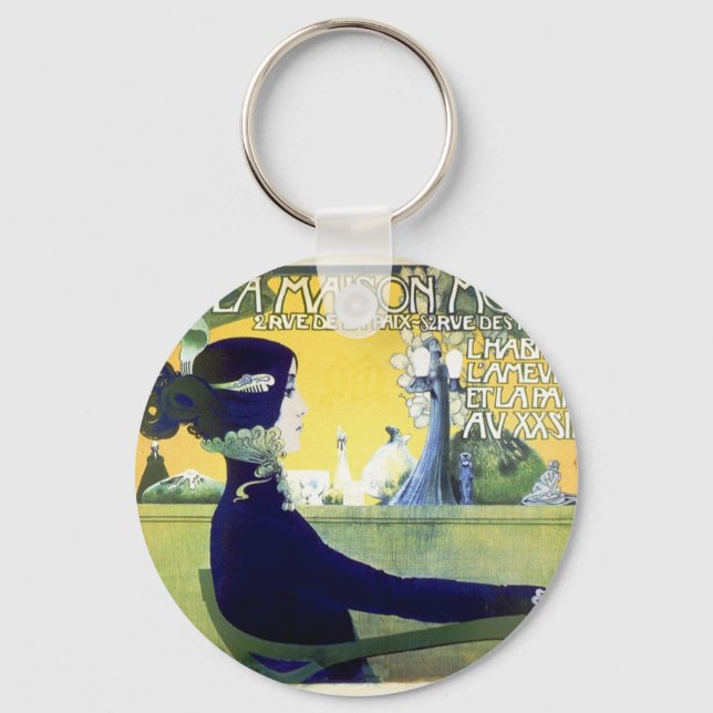 La Maison Moderne Art Noveau Key Ring (Front)