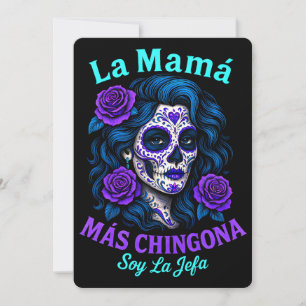 La Mamá Más Chingona Funny Spanish Mum Invitation