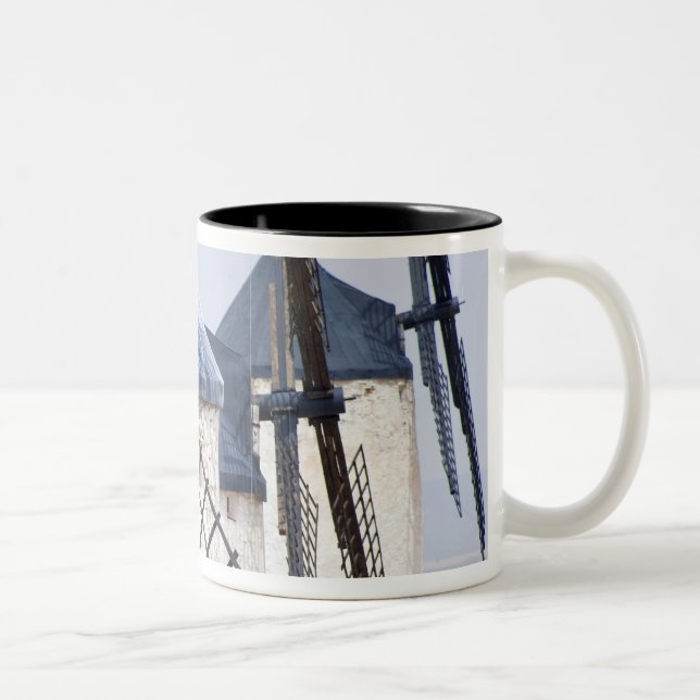 La Mancha, Spain. Don Quixote famously tilted at Two-Tone Coffee Mug (Right)