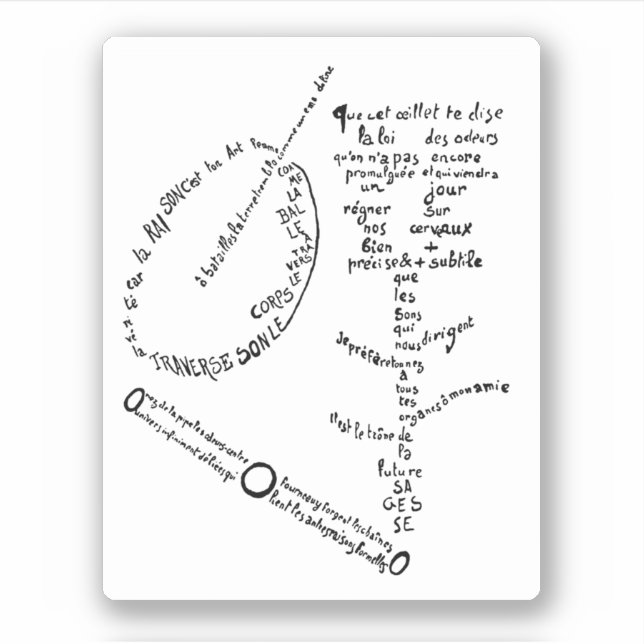 La Mandoline, l’œillet et le bambou, Apollinaire  (Front)