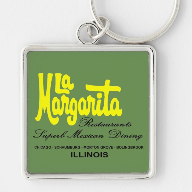 La Margarita Restaurants of Illinois Key Ring (Front)