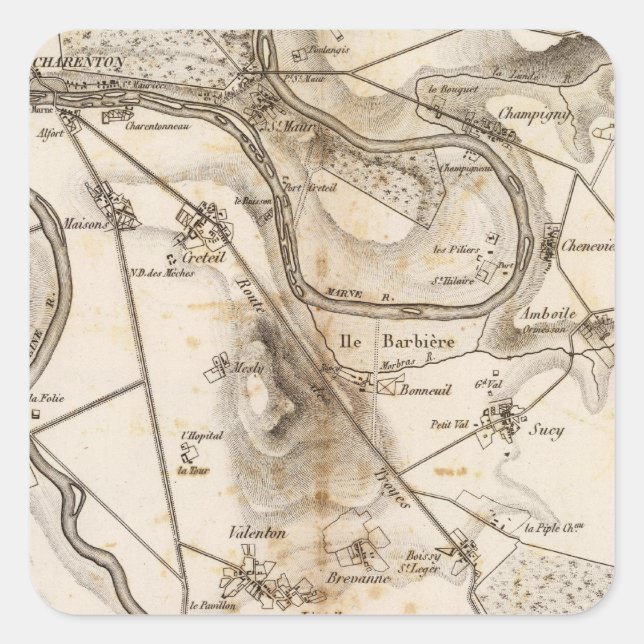 La Marne Square Sticker (Front)