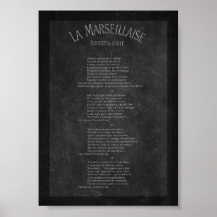 La marseillaise - Paroles Poster