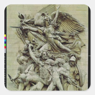La Marseillaise Square Sticker