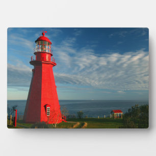La Martre Lighthouse Matane On The Gaspe Plaque