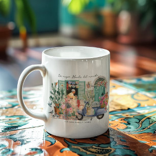 La Mejor Abuela del Mundo Personalised Coffee Mug