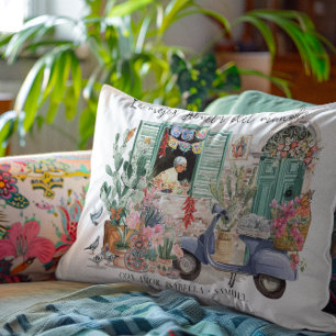 La Mejor Abuela del Mundo Personalised Decorative Cushion