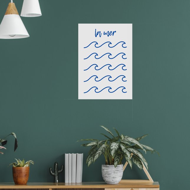 La mer  poster (Living Room 1)