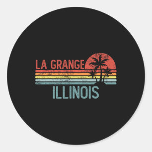 La Mesa California Funny Usa City Trip Home Roots Classic Round Sticker