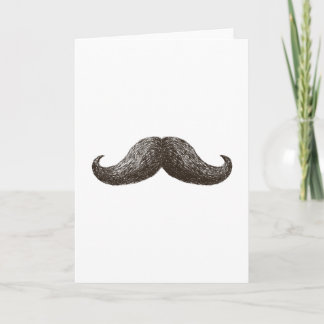 La Moustache (Vertical) Card