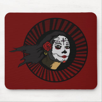 "La Muerta" on RED Unholy Uprising Collection Mouse Pad