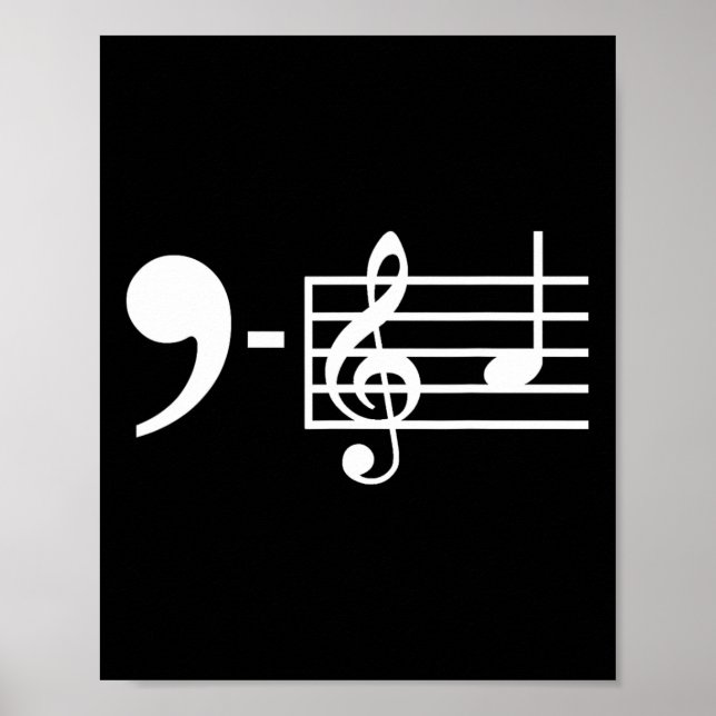 La Music Notes Kamala Harris Supporter Music Teach Poster (Front)