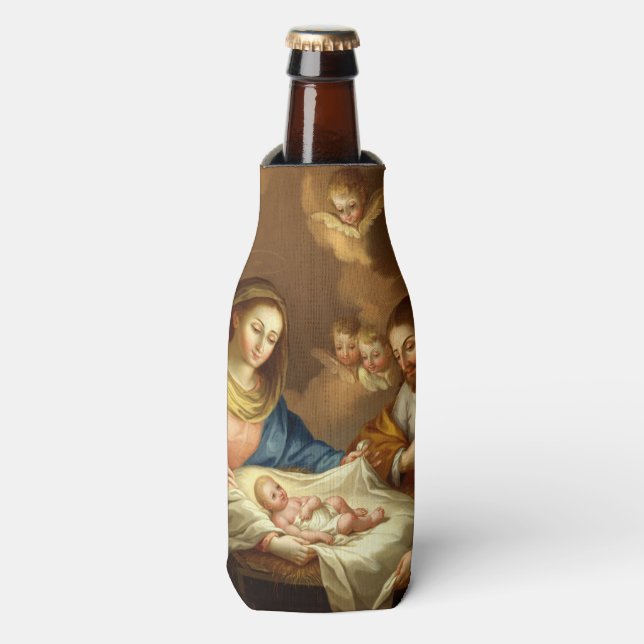 "La Natividad" art bottle cooler (Bottle Front)