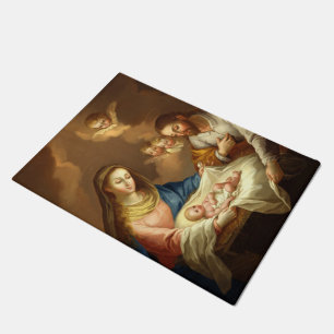 "La Natividad" art door mat
