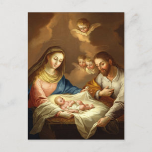 "La Natividad" art postcard