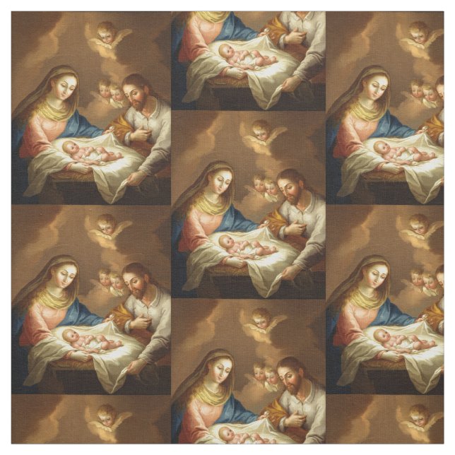 "La Natividad" custom fabric (Swatch)