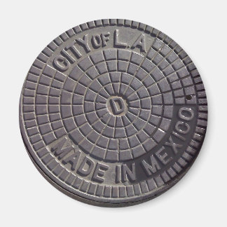 LA Origins Rd Magnet